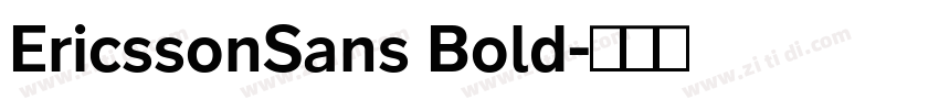 EricssonSans Bold字体转换
